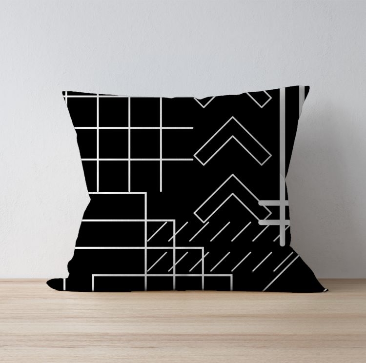 Abstract lines Cushion Cover