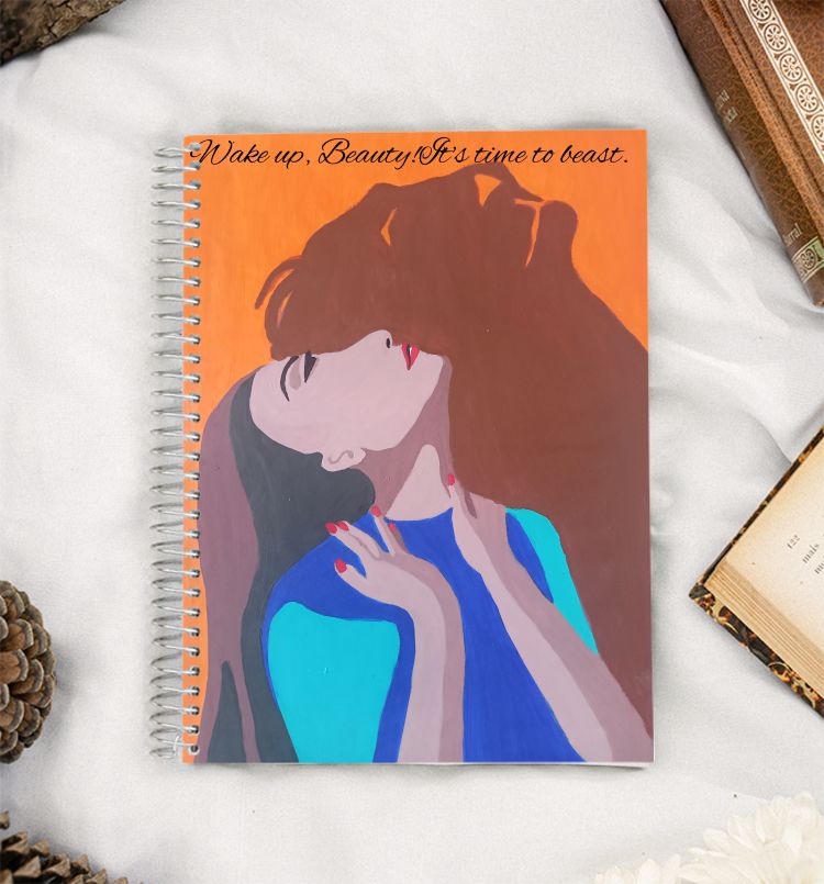 Beauty and bravery! A5 Notebook