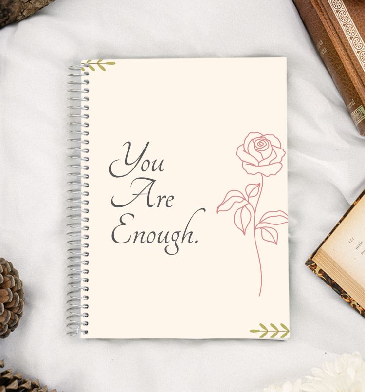 you are enough A5 Notebook