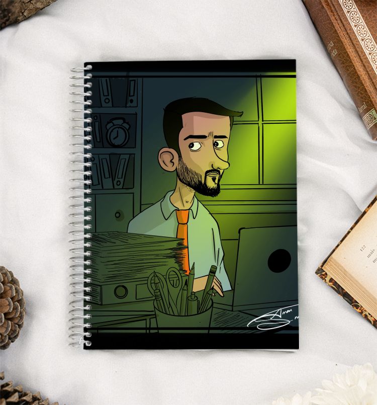 OFFICE POLITICS  A5 Notebook