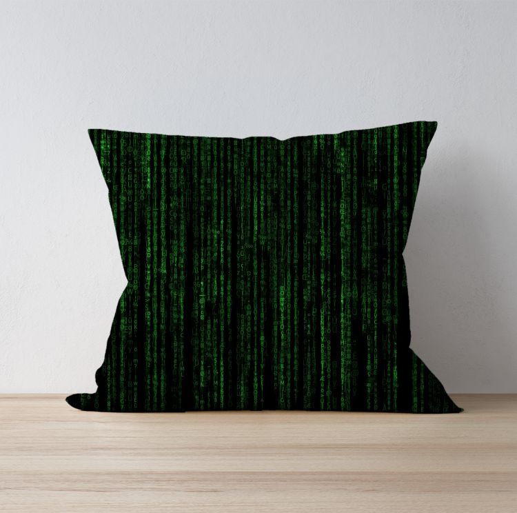Matrix Pattern for Coders Cushion Cover
