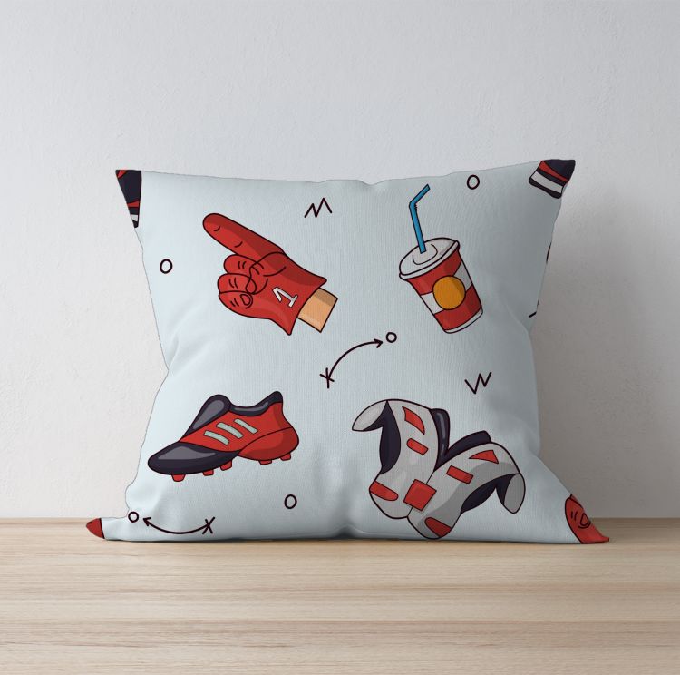 Sports Pattern Cushion Cover