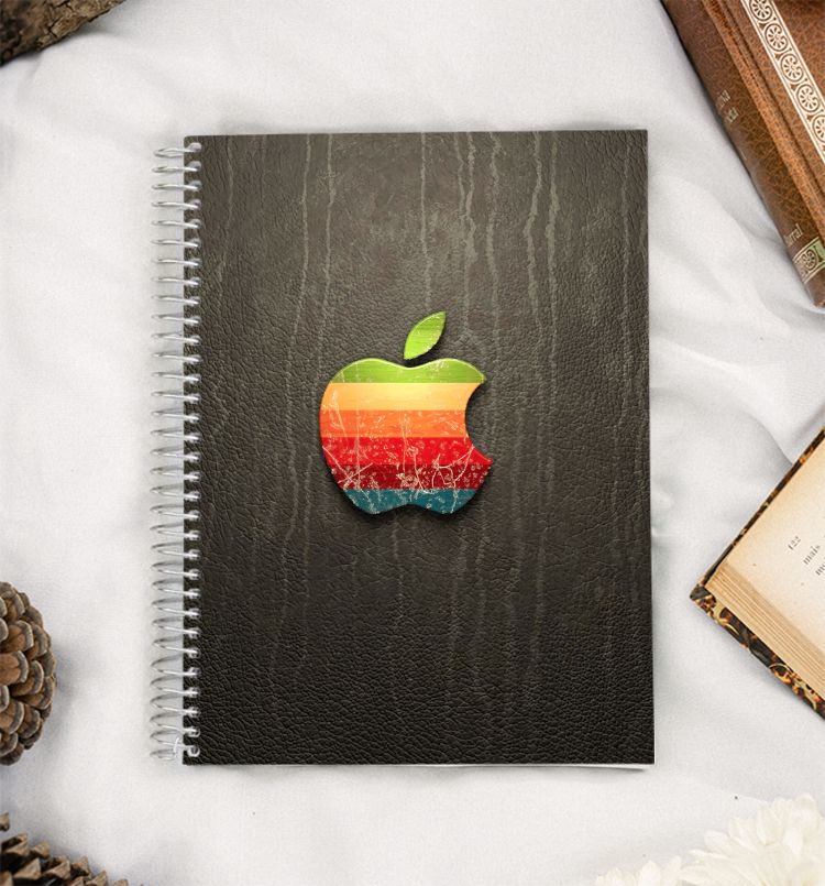 Apple brand logo  A5 Notebook