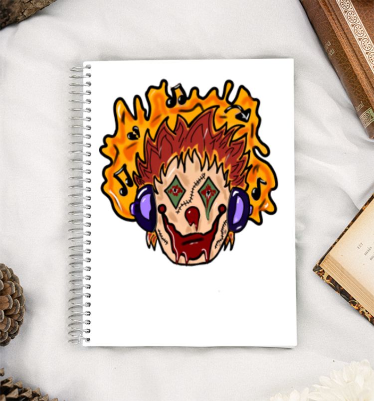 BURNING FREQUENCY  A5 Notebook