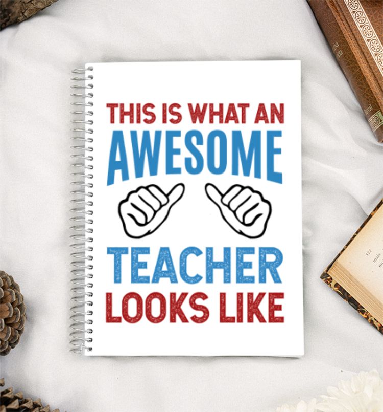 Awesome Teacher A5 Notebook