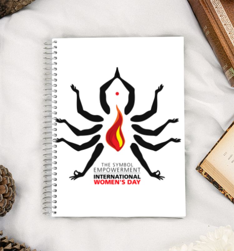 Women's Day - The Symbol of Empowerment  A5 Notebook