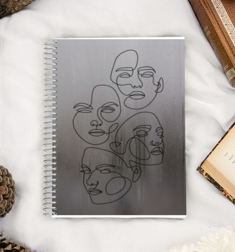 LINE-ART 1 A5 Notebook