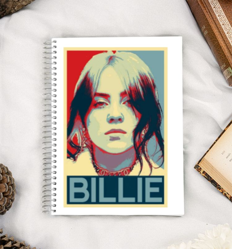 Vintage Poster Series - Billie Eilish A5 Notebook