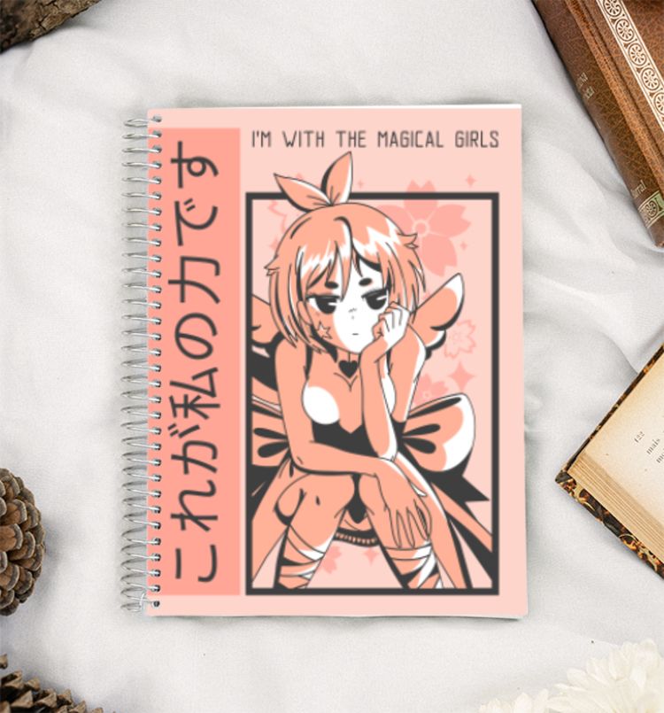 Magical Anime Fairy A5 Notebook