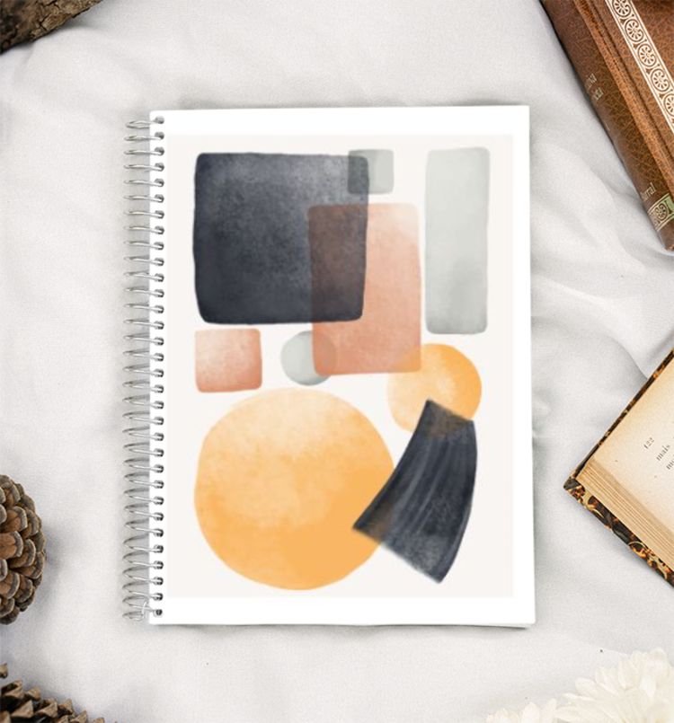 Abstract design A5 Notebook