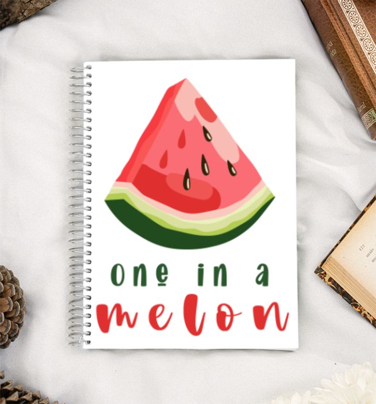 summer-one in a melon A5 Notebook