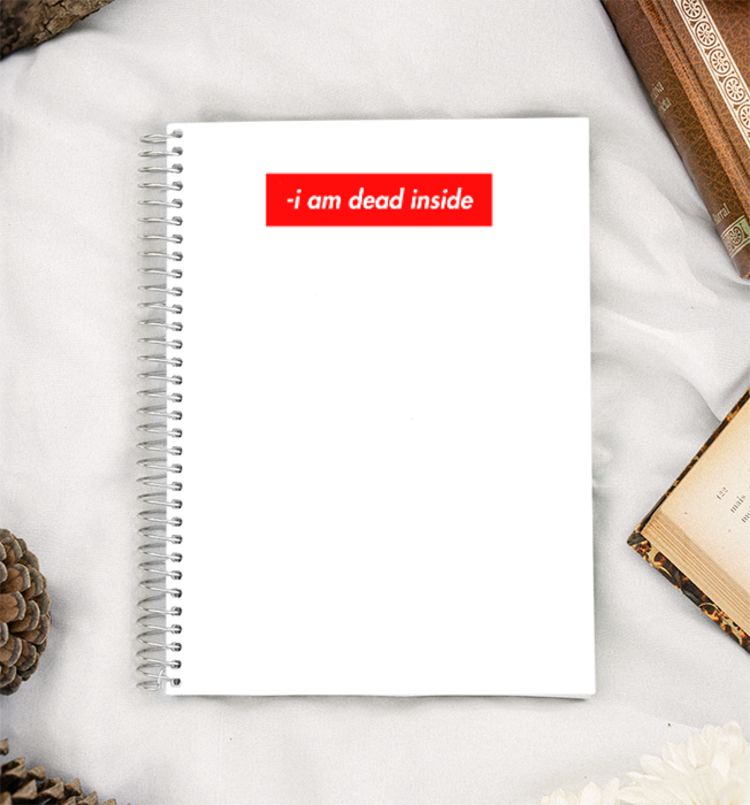 DEAD INSIDE A5 Notebook