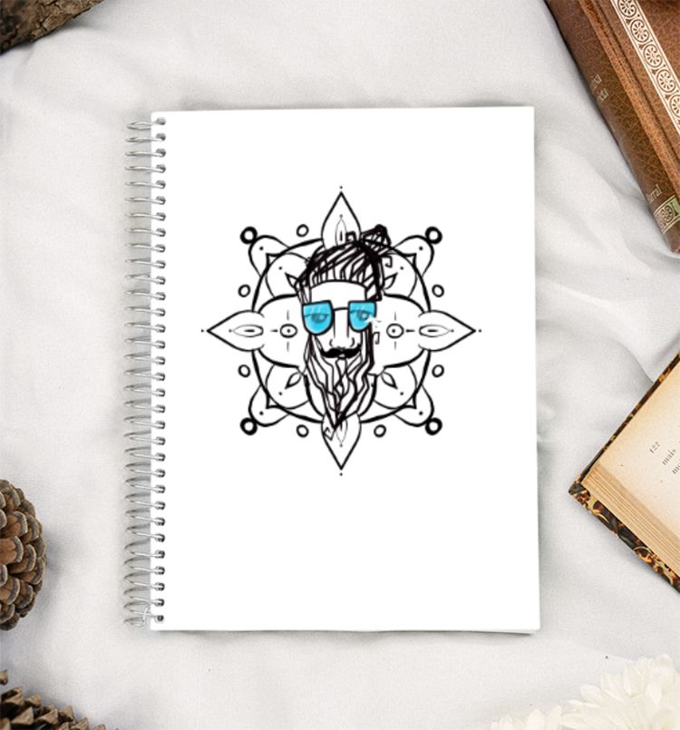 Dope baba mandala A5 Notebook