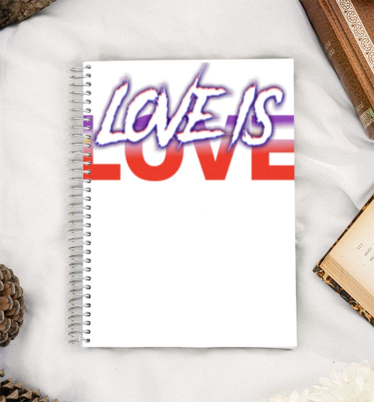 Love Is Love No Discrimination A5 Notebook