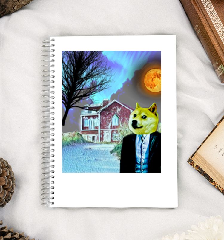 meme dog  A5 Notebook