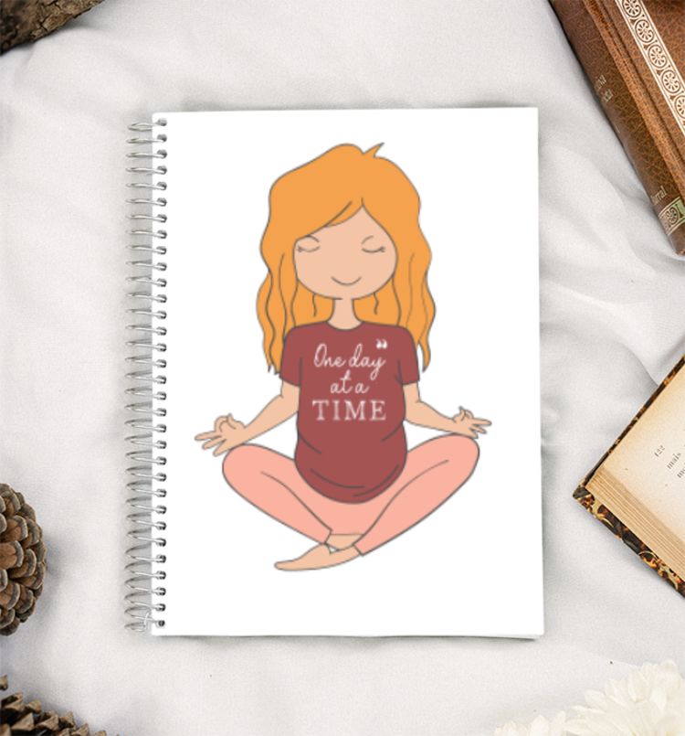 One day at a TIME A5 Notebook
