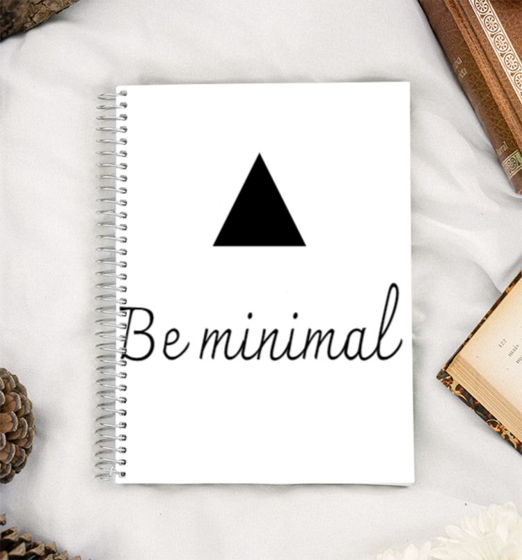 Be minimal A5 Notebook