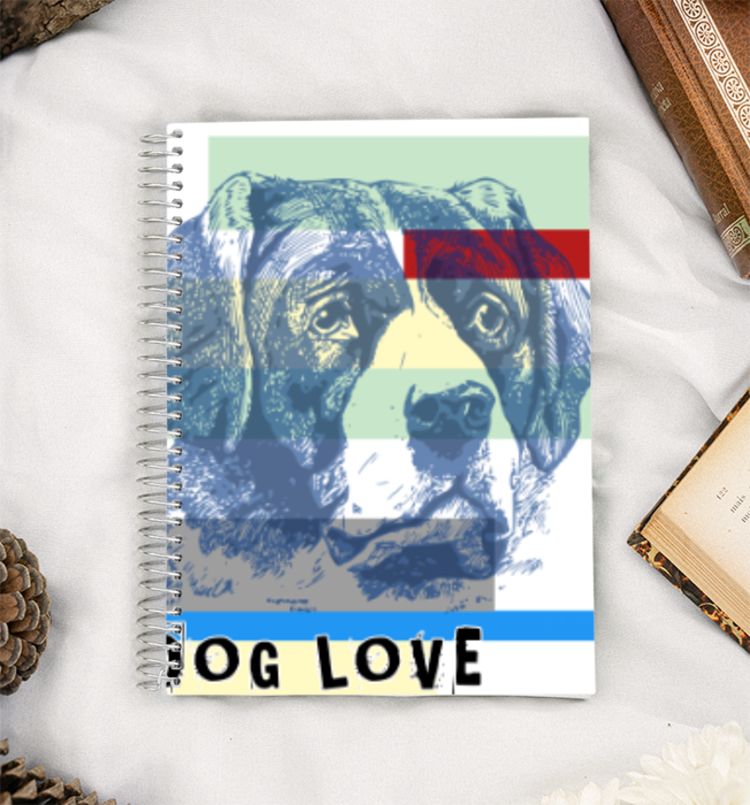 Dog lovers design A5 Notebook