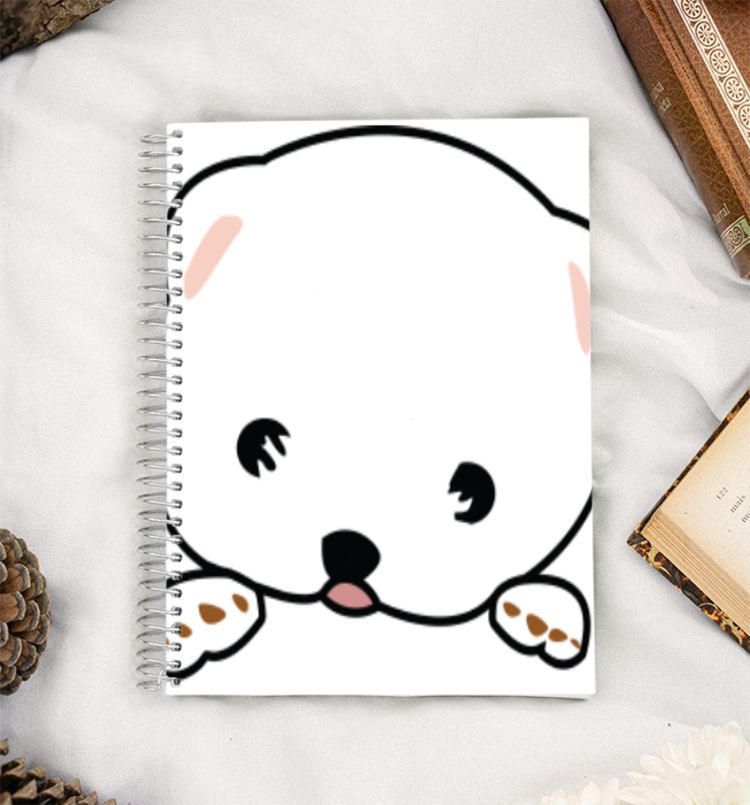 Cute Puppy A5 Notebook