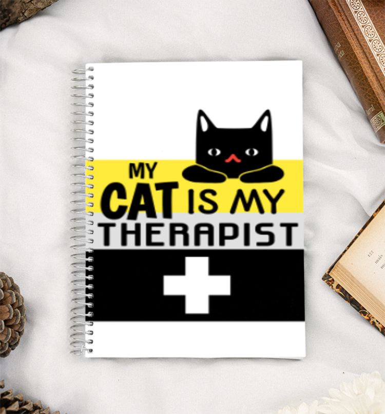 Therapist Cat A5 Notebook