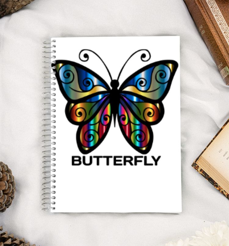 Butterfly art A5 Notebook