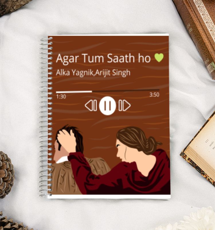 Agar Tum Saath ho A5 Notebook