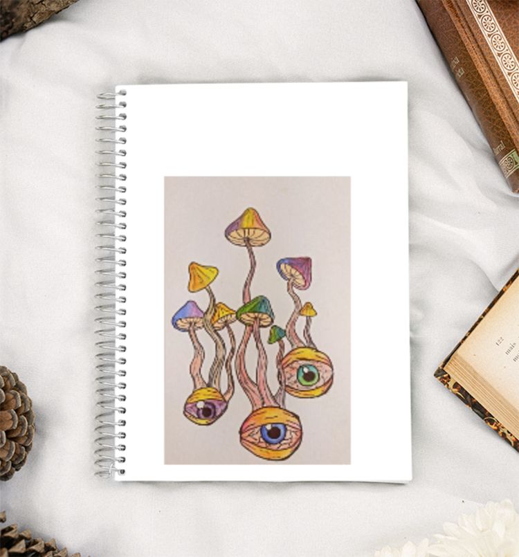 Magic Mushrooms A5 Notebook