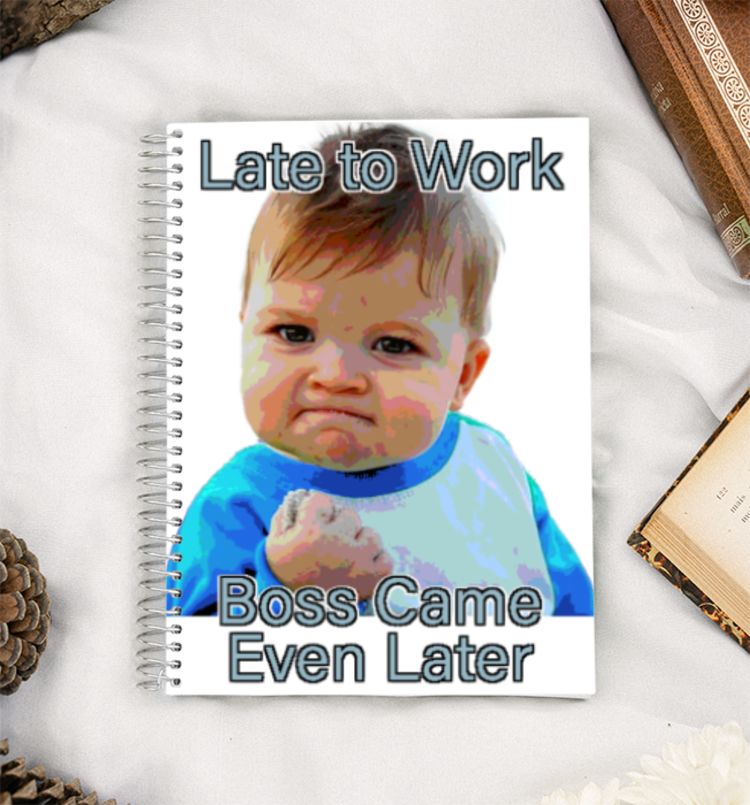 baby fist meme A5 Notebook