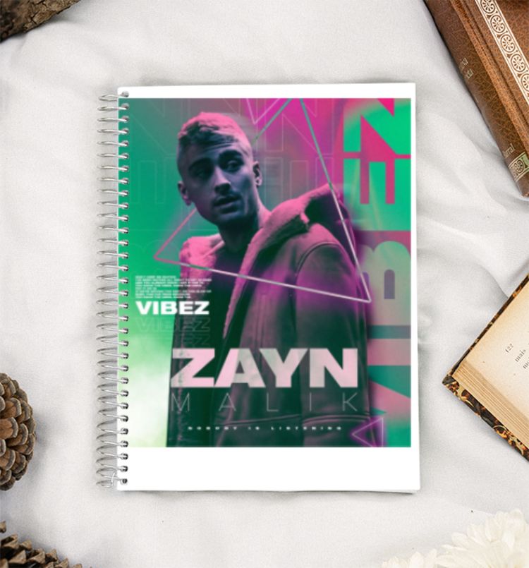 Zayn Vibez A5 Notebook