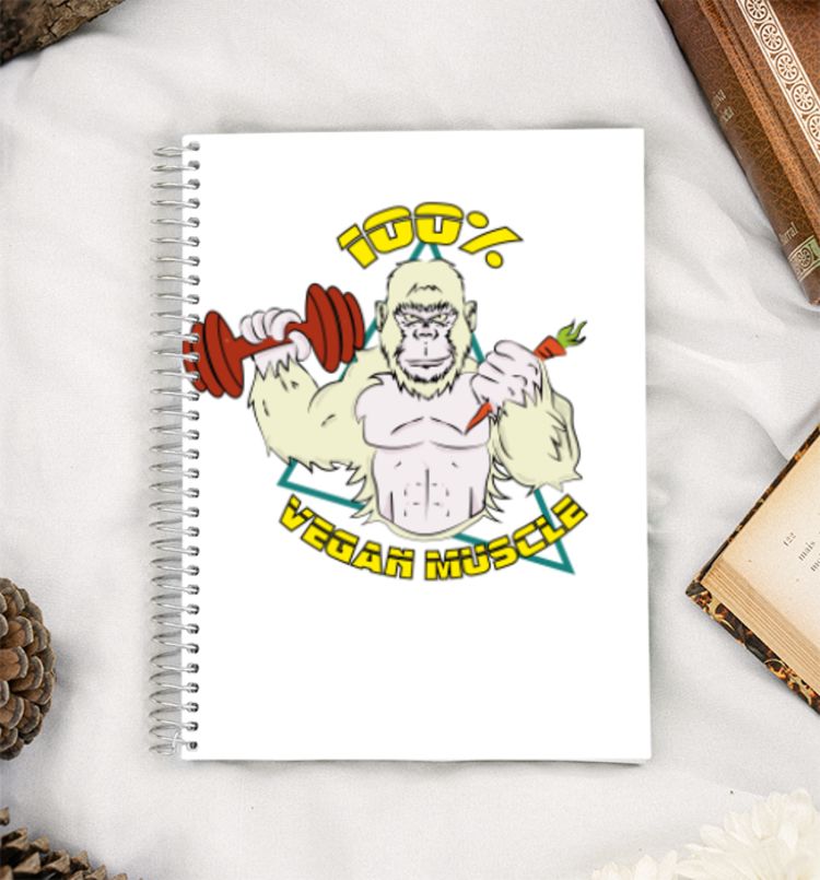 Vegan Fitness A5 Notebook