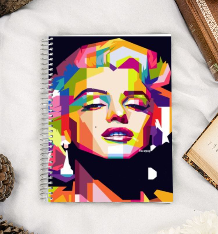 FAMOUS WPAP DESIGN  A5 Notebook