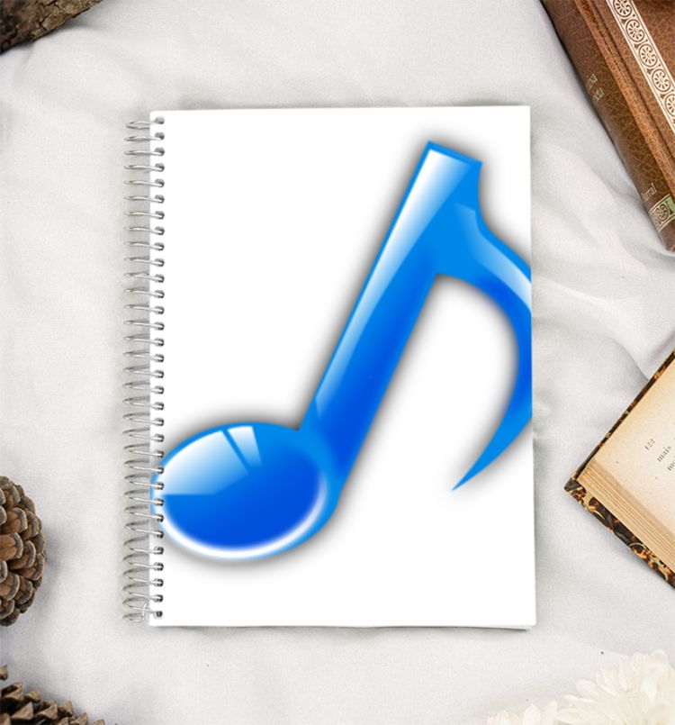 Music  A5 Notebook