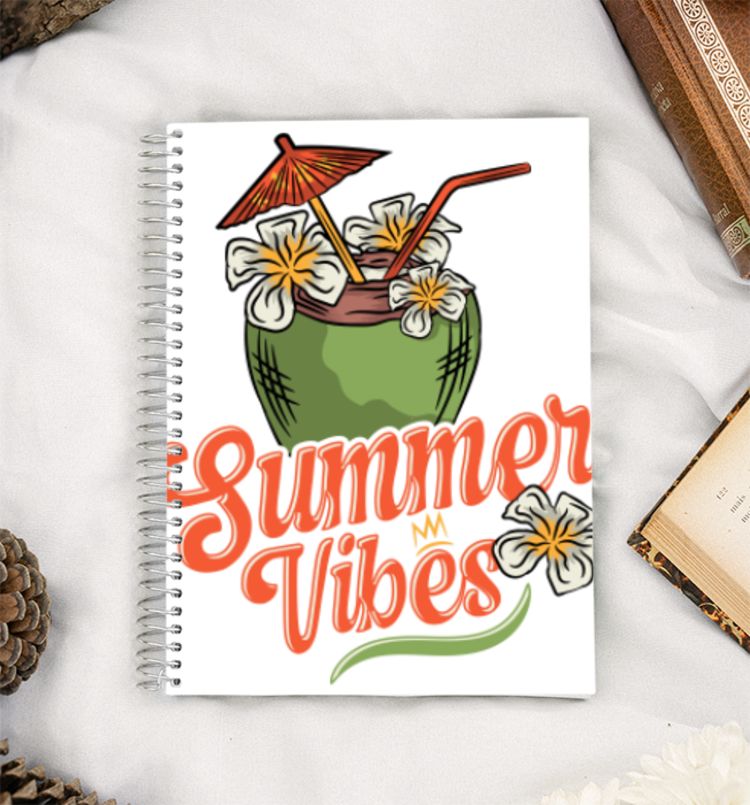 Summer Vibes A5 Notebook