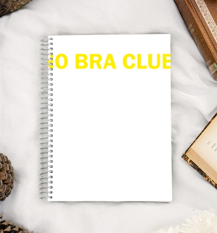 No Bra Club A5 Notebook