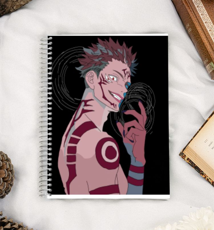 Anime-Sukuna jujutsu A5 Notebook