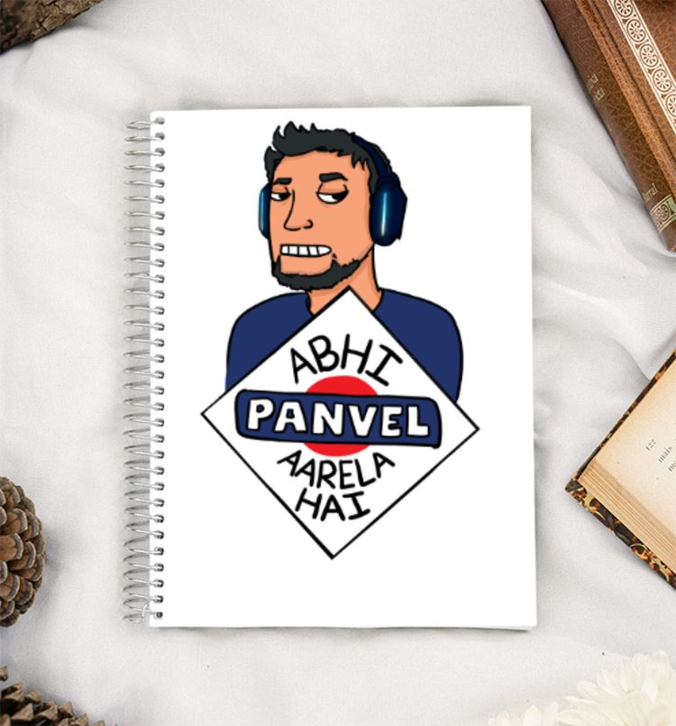 Abhi panvel aarela hai A5 Notebook