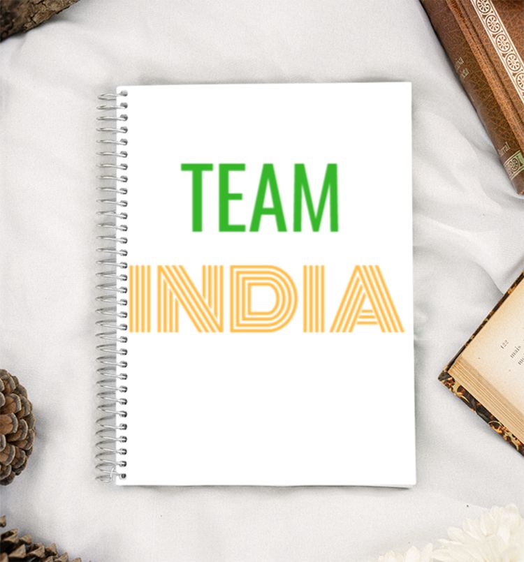 TEAM INDIA A5 Notebook