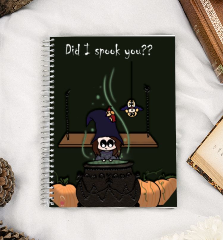 Halloween Cauldron- ACU A5 Notebook