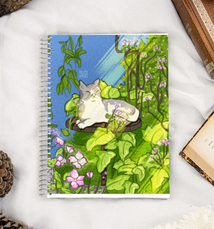Ghibli Cat A5 Notebook