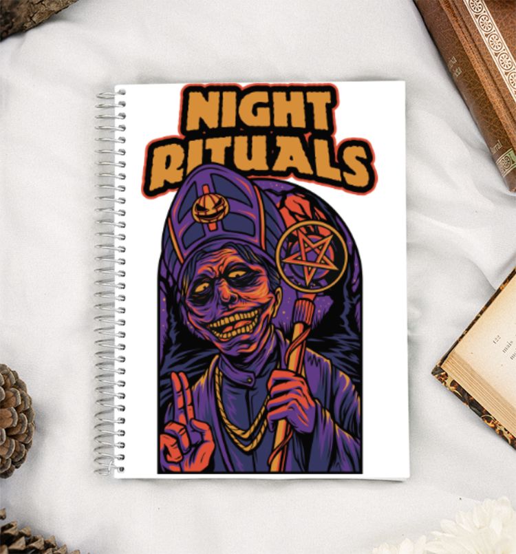 Halloween Night Rituals A5 Notebook