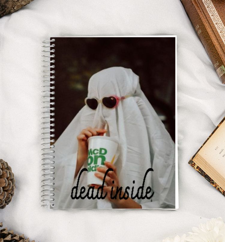 ghost trend A5 Notebook