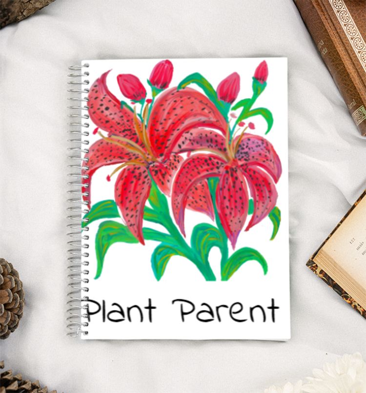 Tiger Lily-Plant Parent A5 Notebook