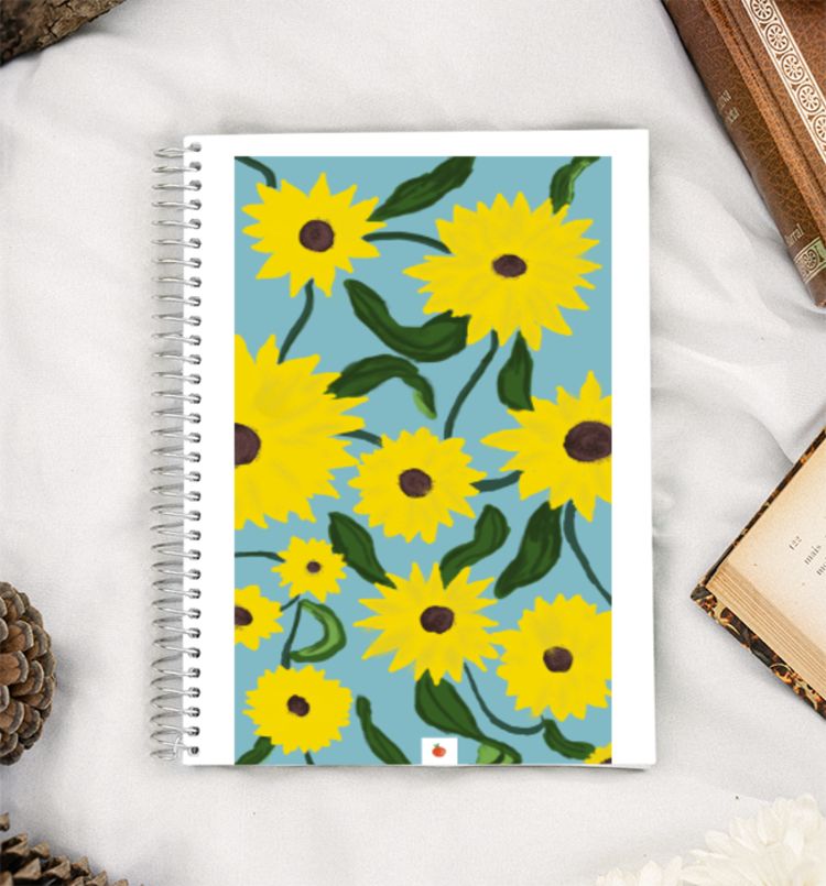 Sun Flower A5 Notebook