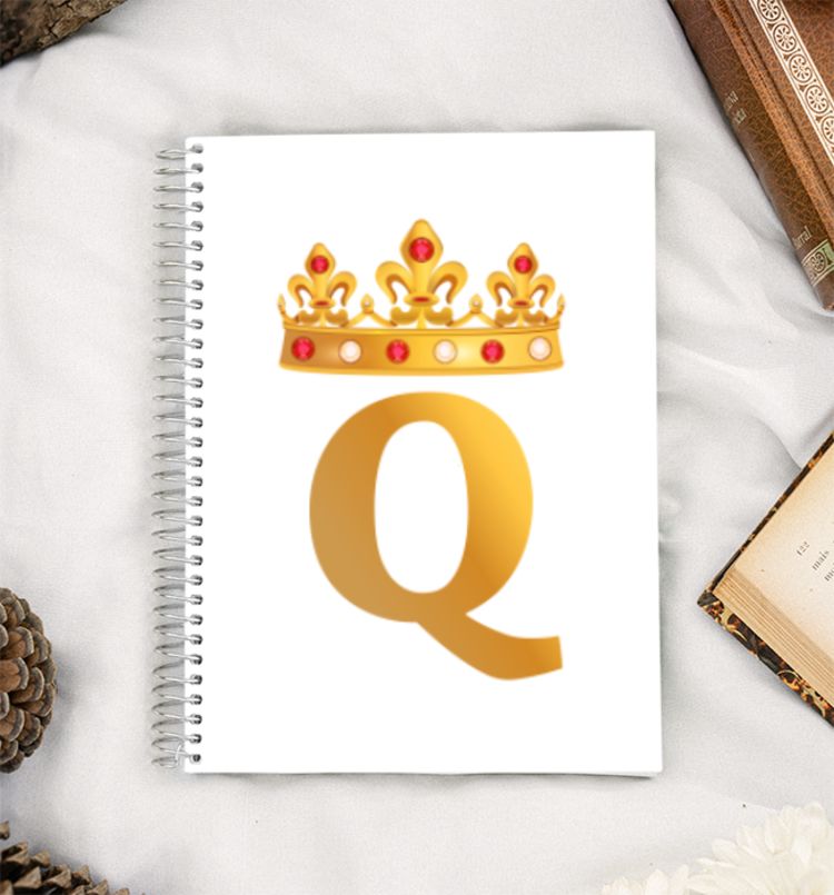 queen, queen crown A5 Notebook