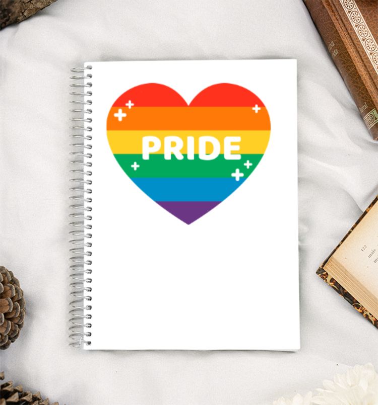 Pride Heart A5 Notebook