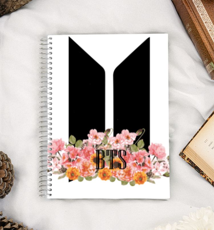 BTS flower Logo|BTS💜💜 A5 Notebook