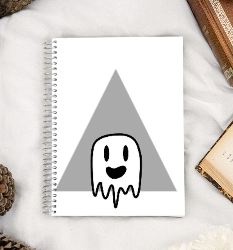 Triangle X Ghost  A5 Notebook