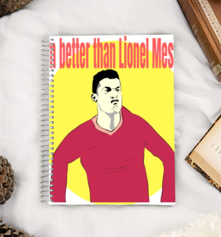 Ronaldo greatest of all time A5 Notebook