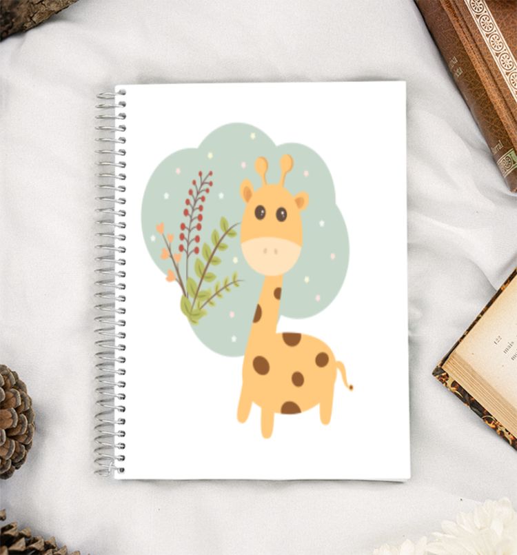 baby giraffe A5 Notebook