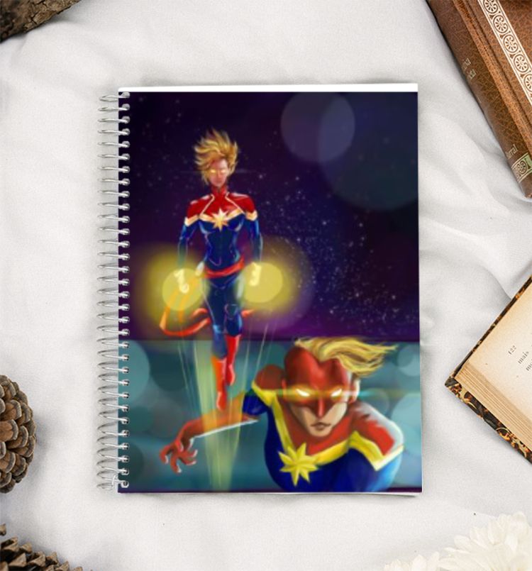 Captain Marvel A5 Notebook